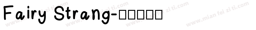 Fairy Strang字体转换